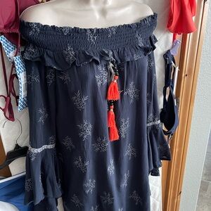 New, Miss Me Nautical to BoHo Style dress/ Cover-Up